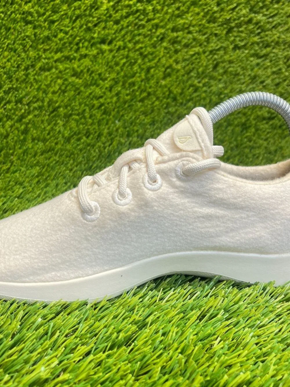 Allbirds Wool Runners Natural White Womens Size 7 Running Walking Shoes Sneakers